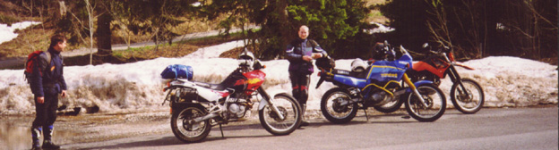 mont blanc tour, chamonix, megeve, ktm unfall, tenere motorschaden, dominator radlager defekt